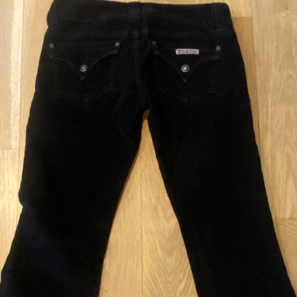 Hudson Low Rise Black Corduroy Pants - Picture 1 of 5